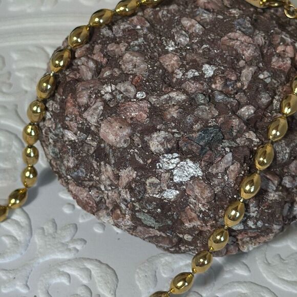 Vintage Gold Tone Oval Link Chain Necklace 24” - Picture 8 of 15